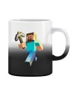 Puodelis Minecraft Steve Puodelis Minecraft Steve